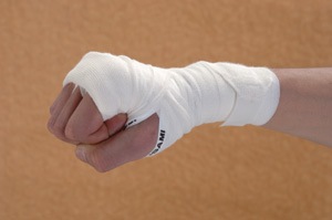 練習用バンテージ