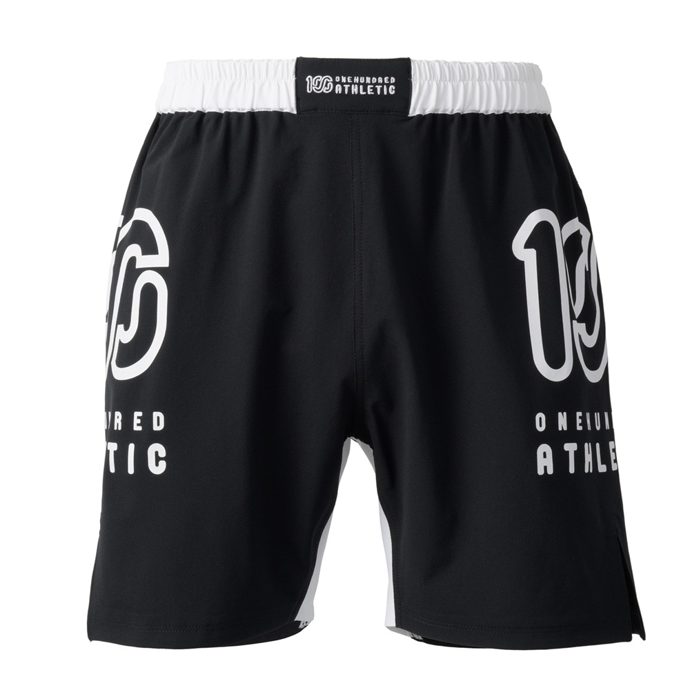100A DRY GRAPPLE SHORTS *Type-A / BIG LOGO / BICOLOR ブラック×ホワイト