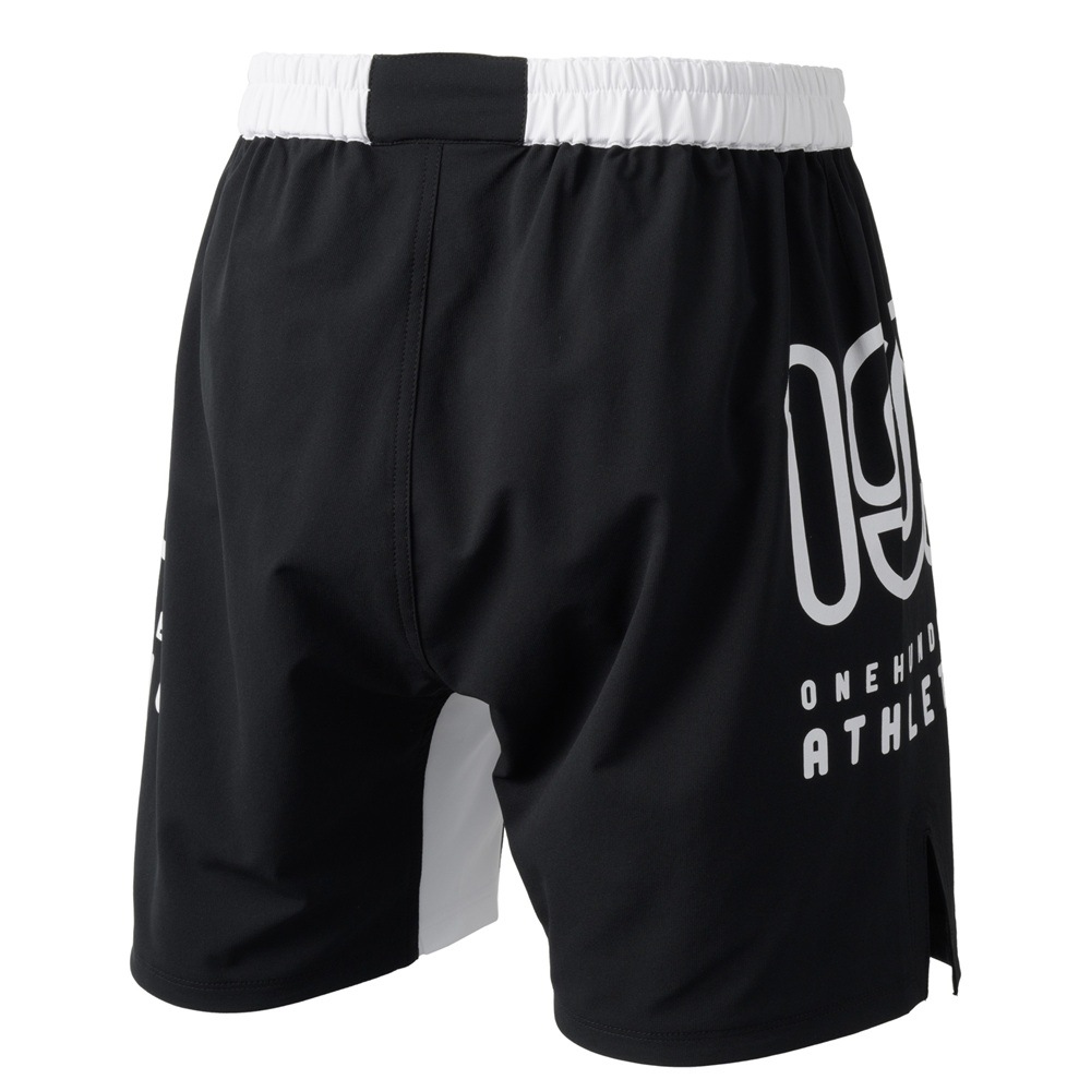 100A DRY GRAPPLE SHORTS *Type-A / BIG LOGO / BICOLOR ブラック×ホワイト