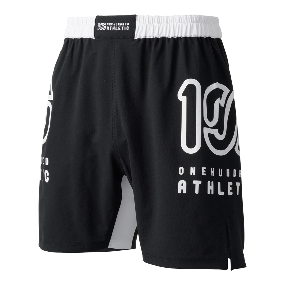 100A DRY GRAPPLE SHORTS *Type-A / BIG LOGO / BICOLOR ブラック×ホワイト