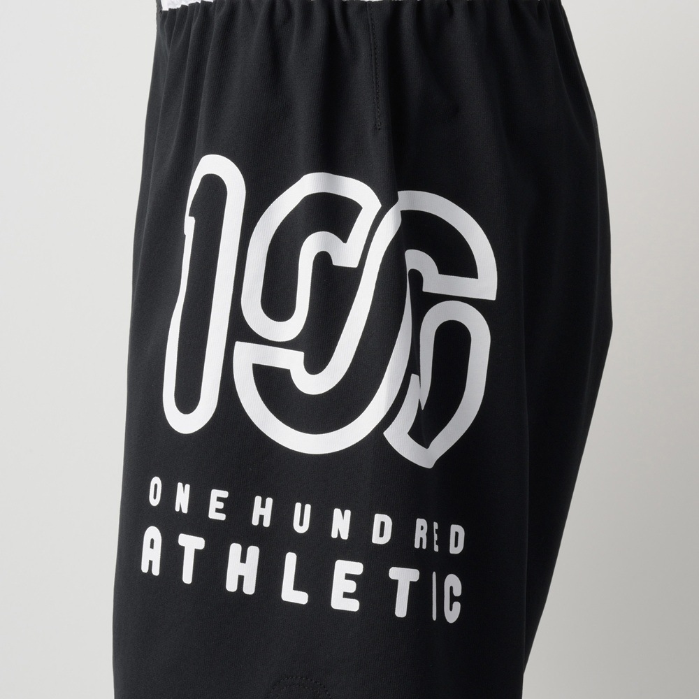 100A DRY GRAPPLE SHORTS *Type-A / BIG LOGO / BICOLOR ブラック×ホワイト