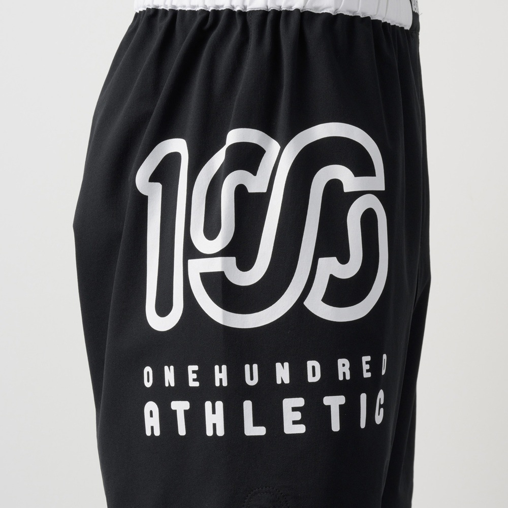 100A DRY GRAPPLE SHORTS *Type-A / BIG LOGO / BICOLOR ブラック×ホワイト