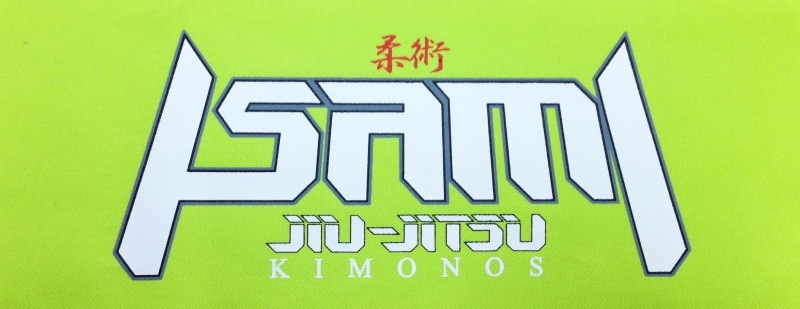 ISAMI jiu-jitsu 横長パッチ