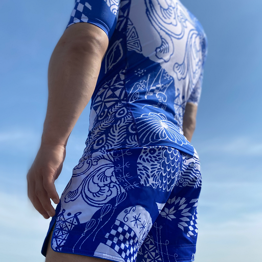 WICKY BLUE RUSH GUARD