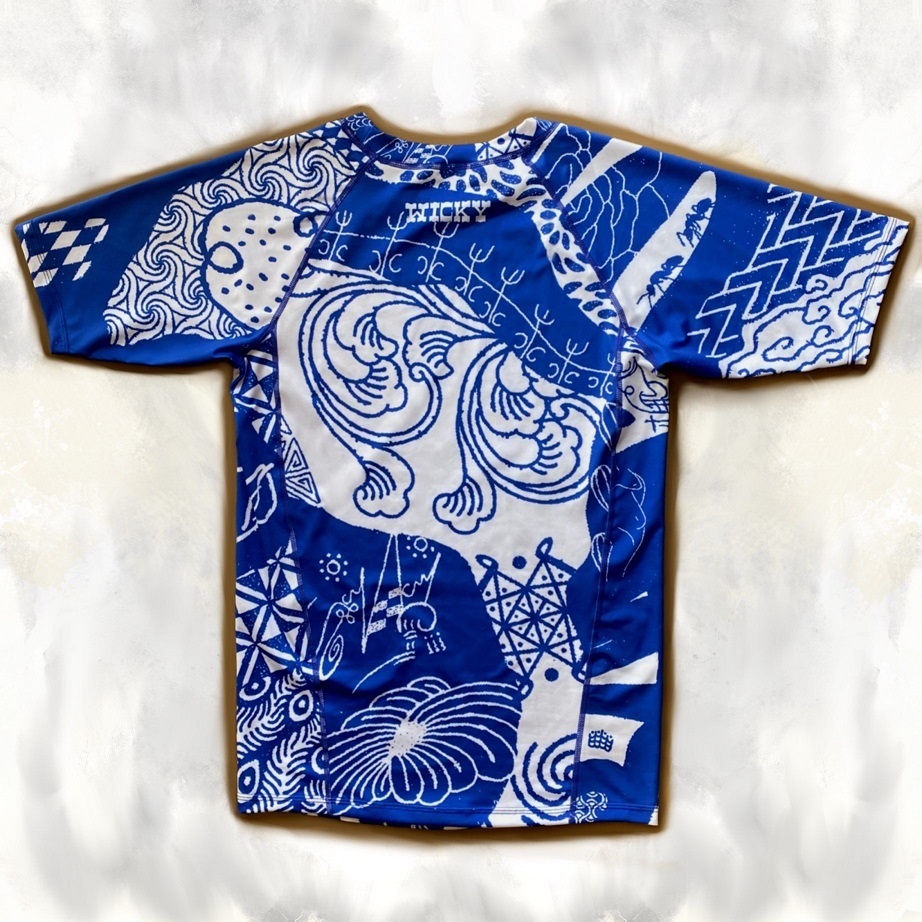 WICKY BLUE RUSH GUARD