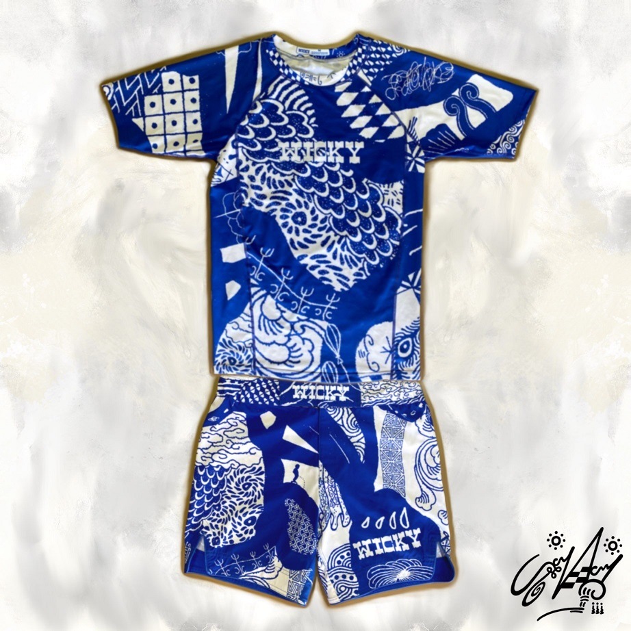 WICKY BLUE RUSH GUARD