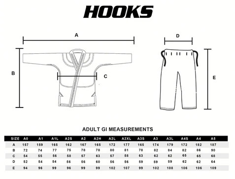 Hooks Pantera Negra BJJ GI - White
