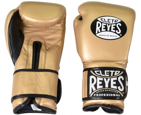 REYESスパーリンググローブ マジックテープ式・ゴールド(12oz