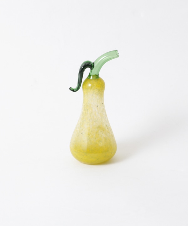 ガラスオブジェ 洋梨 イエロー M18-2623 | すべての商品