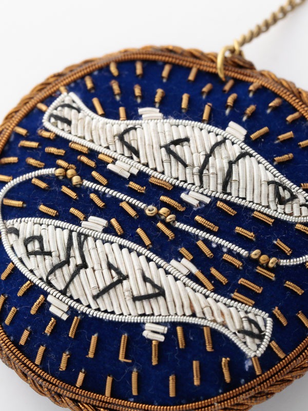 ザリ刺繍 12星座 バッグチャーム（キーホルダー） M21-2143