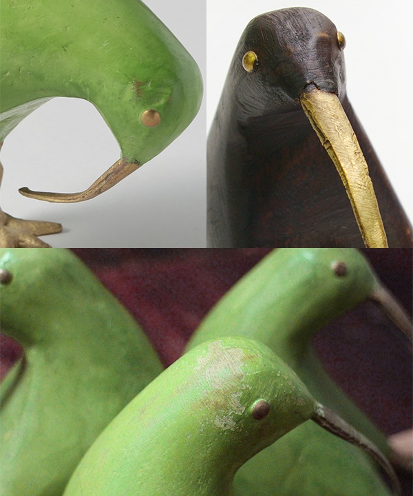 キウイ(スモール・全3カラー)木製オブジェ PRAH211