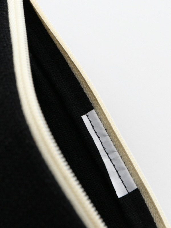 ダルメシアン刺繍ポーチ 20×15cm M26-1957BK