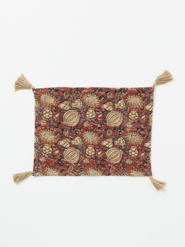 ブロックプリントランチョンマット（3カラー） M30-2161