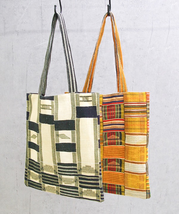 エウェクロス柄 デジタルプリント コットンフラットバッグ H25S207