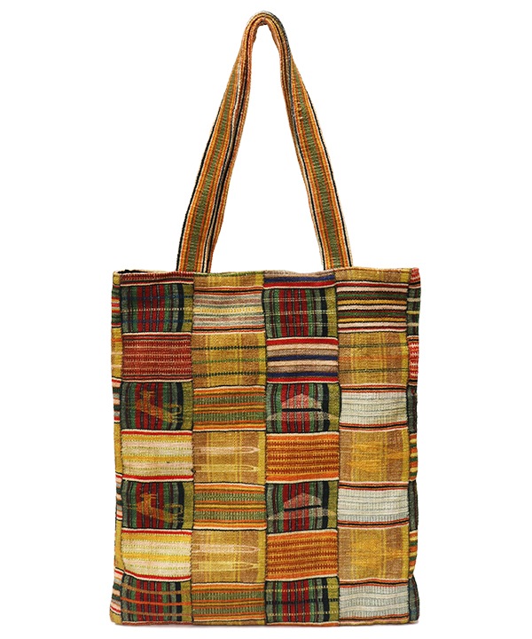 エウェクロス柄 デジタルプリント コットンフラットバッグ H25S207