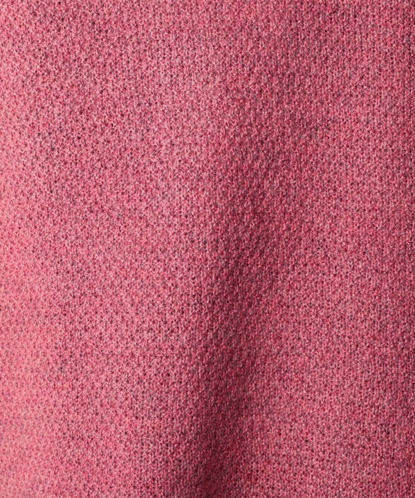 カシミアタッチかのこ編みニットベスト 25W055