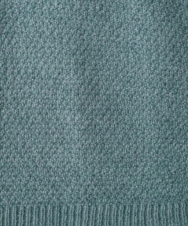 カシミアタッチかのこ編みニットベスト 25W055