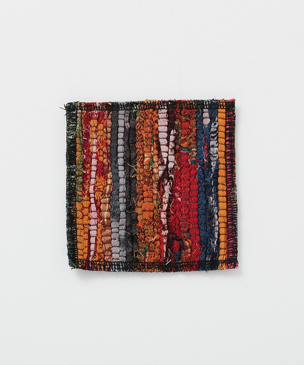 裂き織り コースター(色柄アソート) M28-2656