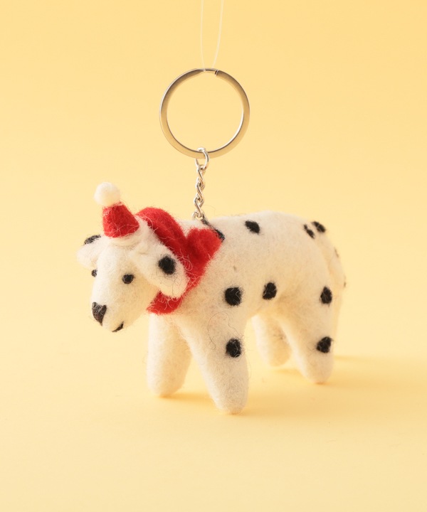 フェルト キーホルダー ダルメシアン A25WNX123WH