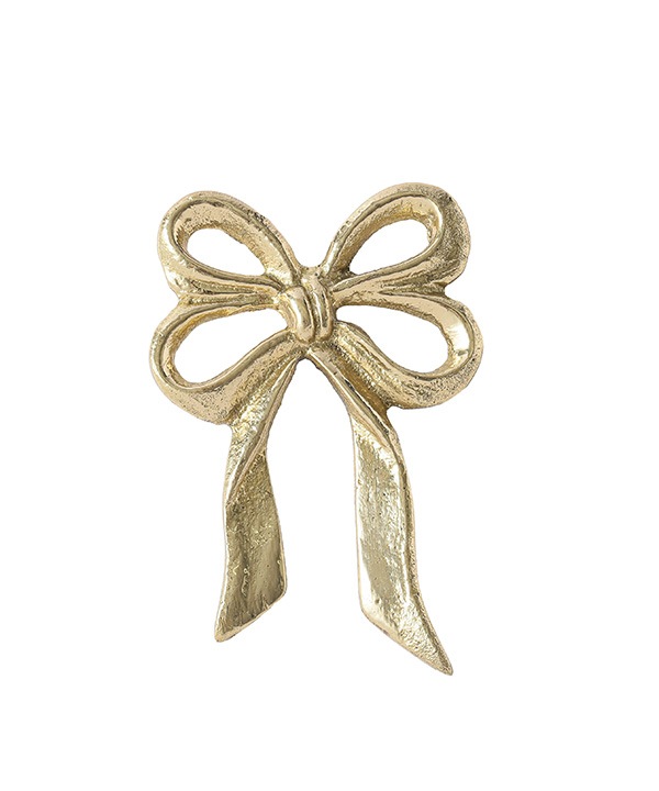 真鍮箸置 リボン M36-2816