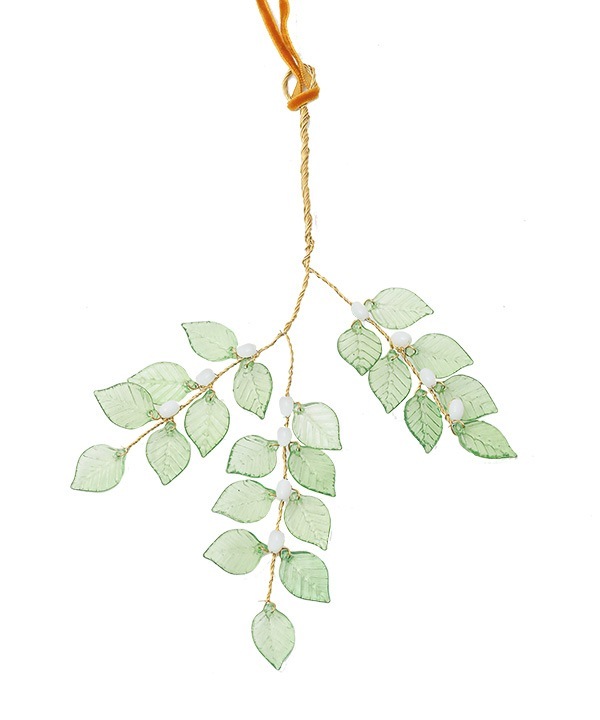 ガラスビーズ ワイヤーオーナメント M34-2570