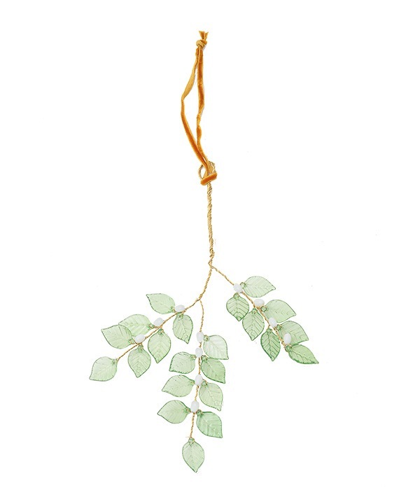 ガラスビーズ ワイヤーオーナメント M34-2570