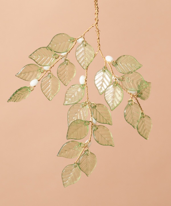 ガラスビーズ ワイヤーオーナメント M34-2570