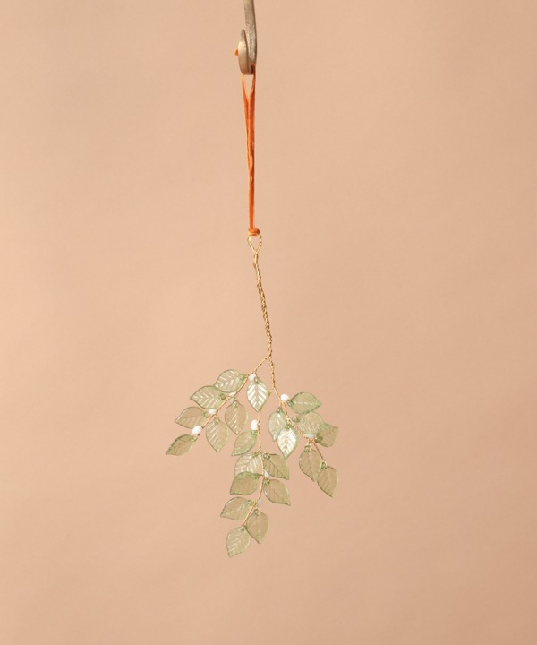 ガラスビーズ ワイヤーオーナメント M34-2570