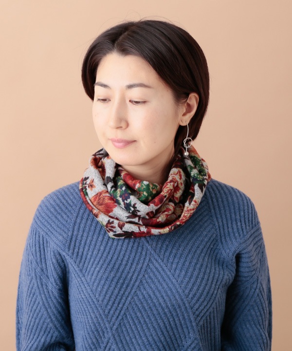 花柄スヌード（2カラー） B24W025