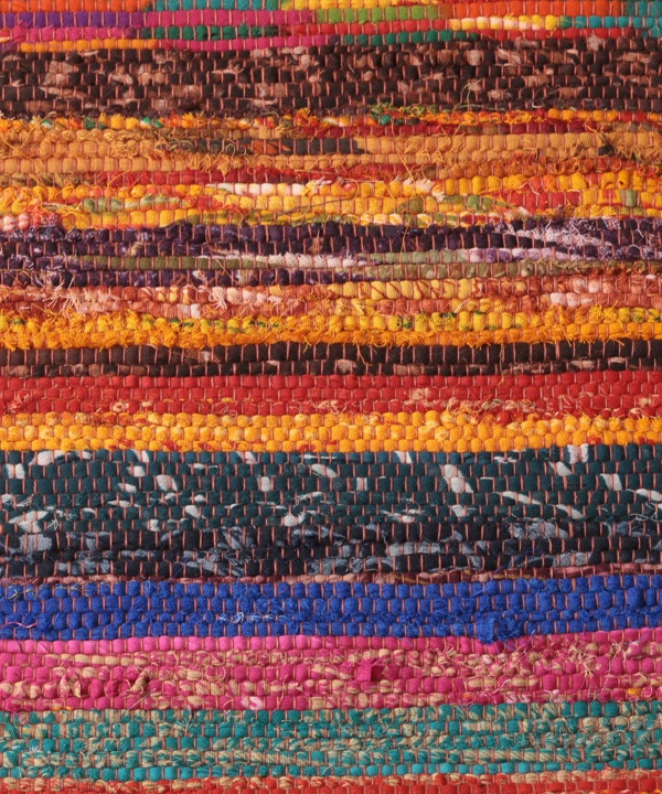 裂き織り ティーマット(色柄アソート) M28-2657