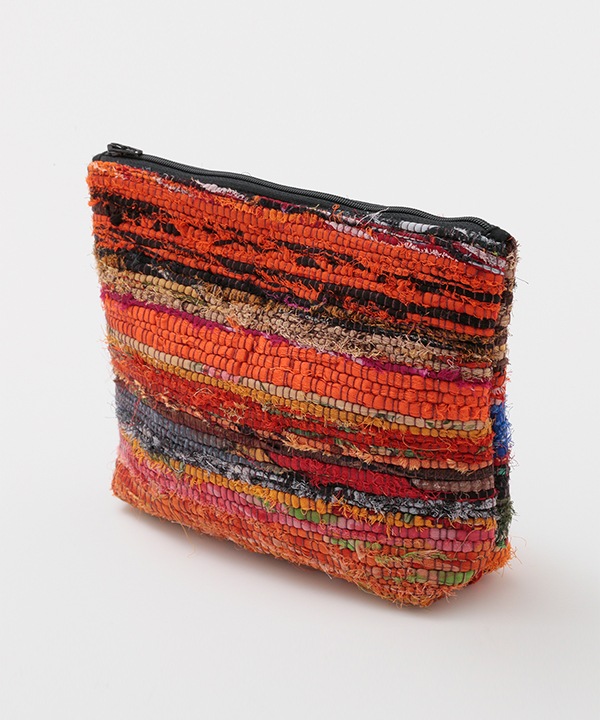 裂き織り ポーチL(色柄アソート) M28-2658L