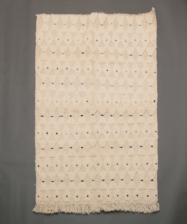 【1点物】ベニワレンラグM 幾何学模様 162×103cm ★