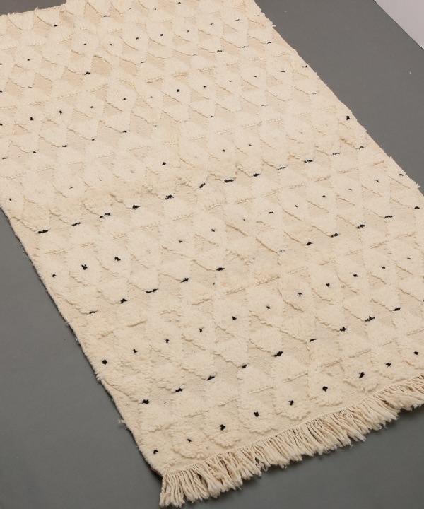 【1点物】ベニワレンラグM 幾何学模様 162×103cm ★