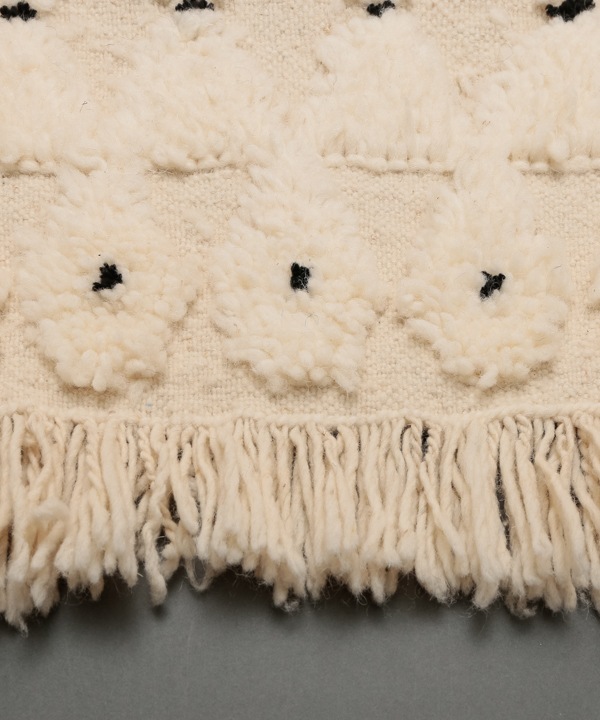 【1点物】ベニワレンラグM 幾何学模様 162×103cm ★