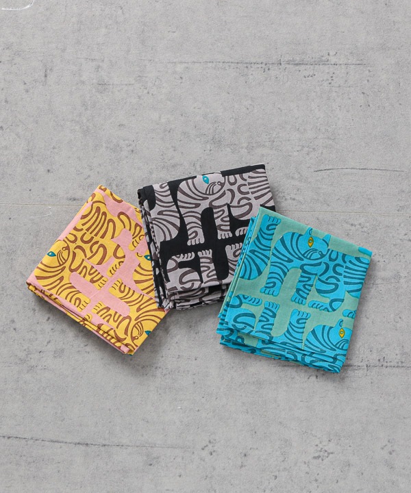 ハンドメイド　ハンカチ お待たせしました オリジナルハンカチ「貴婦人とアザミ」 入荷