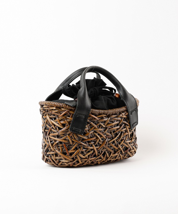 ラタンピールランダム編バッグ H26S040BR【3月頃入荷予定】