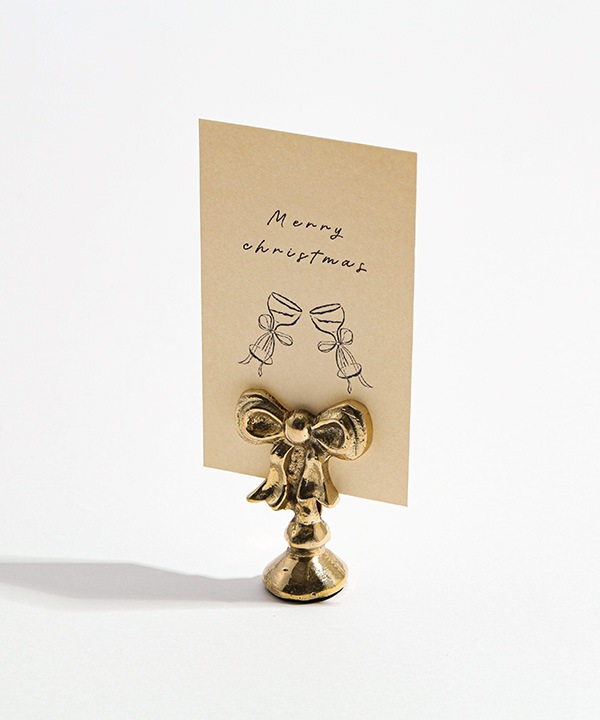 真鍮リボンカードスタンド M36-2823