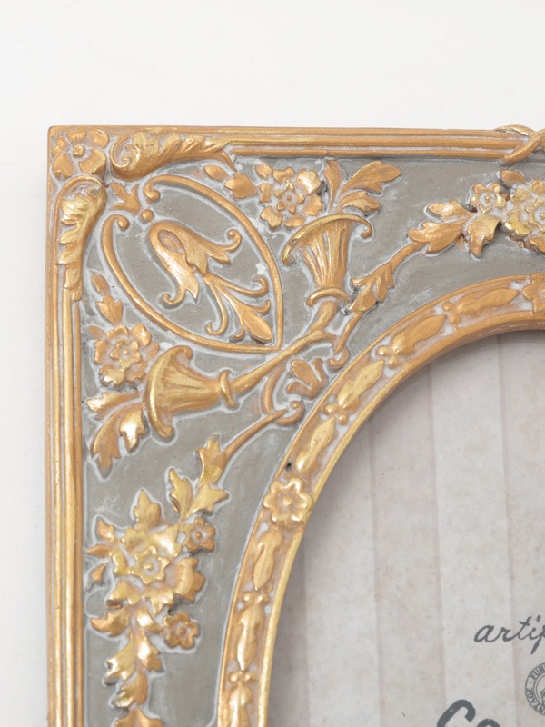 レクタングル エンボス フォトフレーム 16×21cm （2カラー） M45-1023 