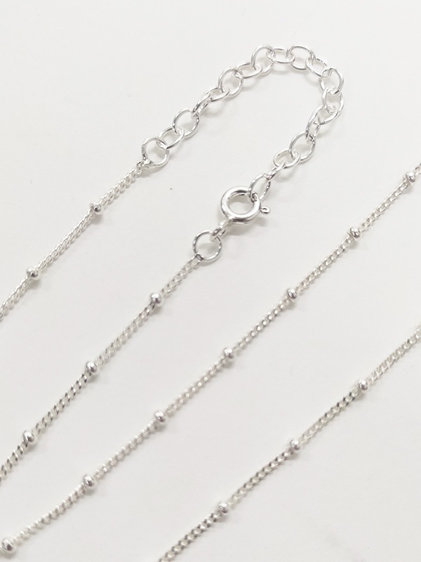 タイシルバーネックレス 40cm TGSC-870