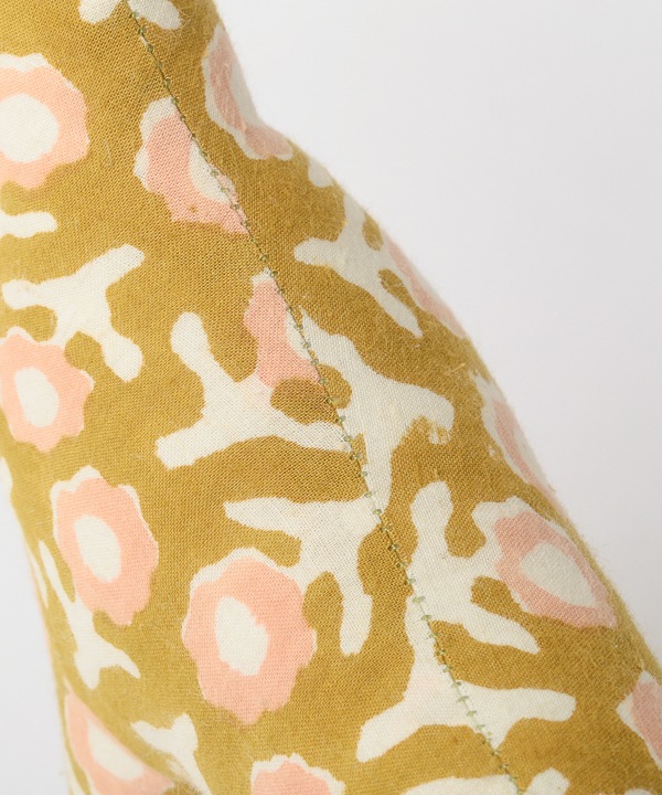 ブロックプリントアニマル ぬいぐるみ  キリン M24-2649