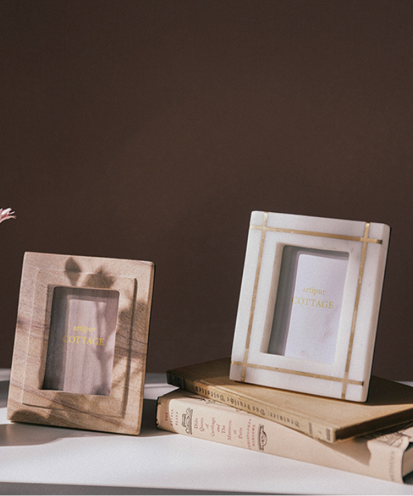 ストーンフォトフレーム 11×13.5cm  M33-2926 【２月末頃入荷予定】