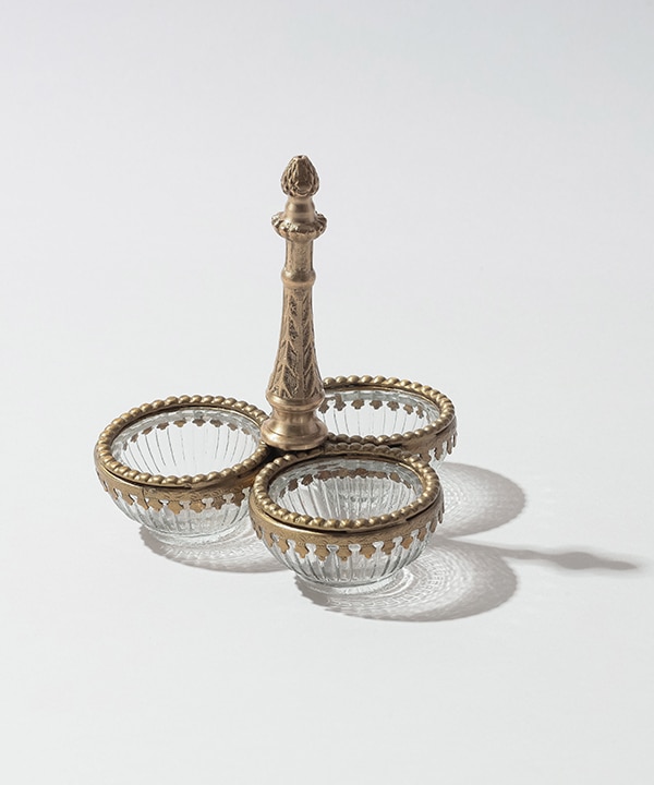 ゴールド 3連ガラストレー M37-2887