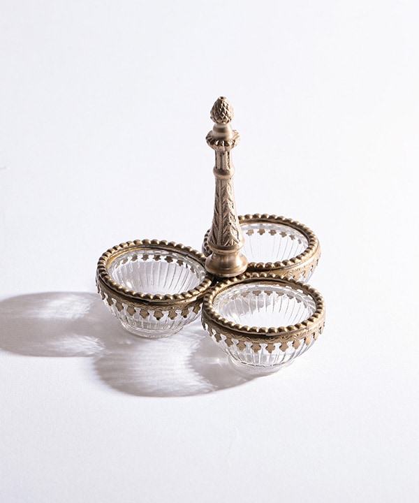 ゴールド 3連ガラストレー M37-2887