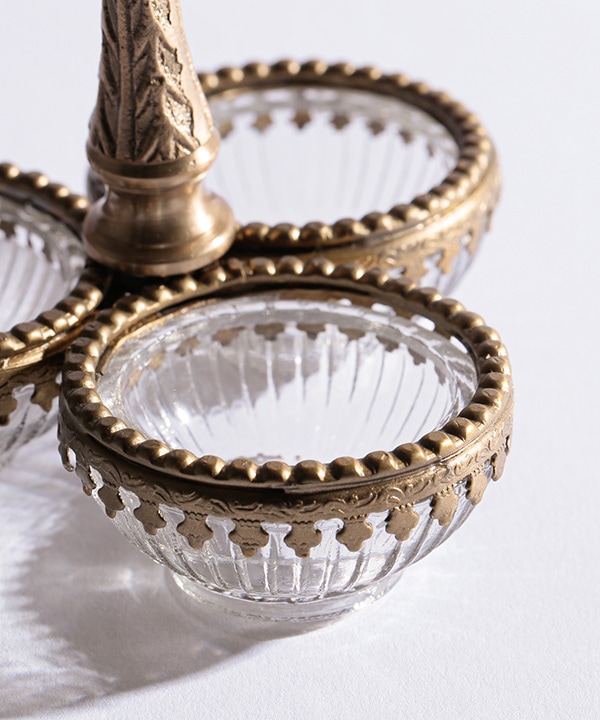 ゴールド 3連ガラストレー M37-2887