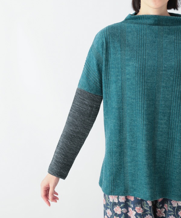 ふわふわリブカットソープルオーバー 25W070