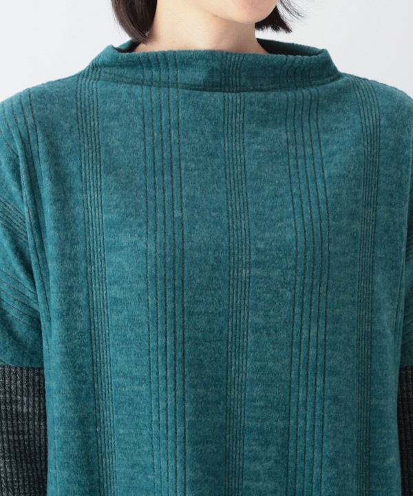 ふわふわリブカットソープルオーバー 25W070