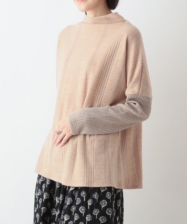 ふわふわリブカットソープルオーバー 25W070