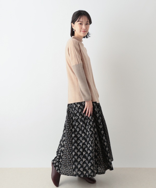 ふわふわリブカットソープルオーバー 25W070