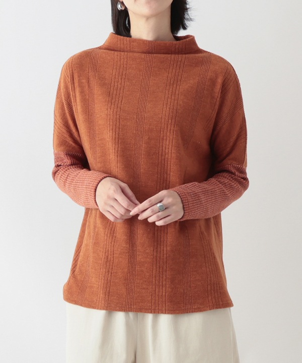 ふわふわリブカットソープルオーバー 25W070