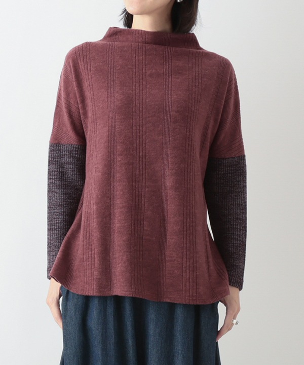 ふわふわリブカットソープルオーバー 25W070